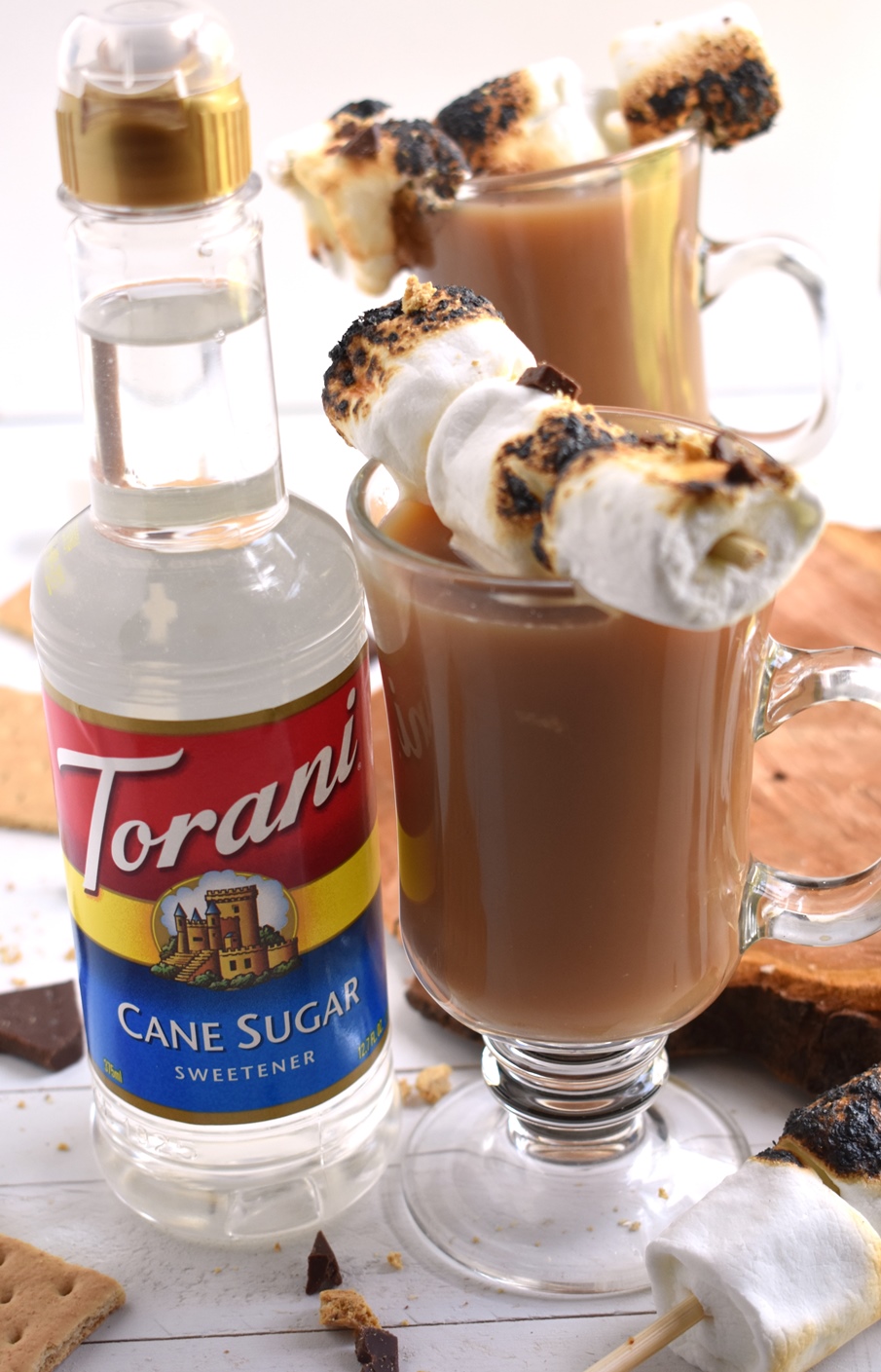 S'mores Latte with Torani Cane Sugar Sweetener