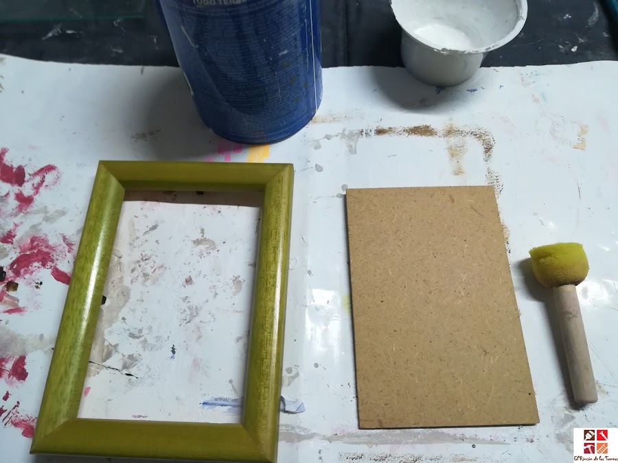 reciclar marcos de fotos