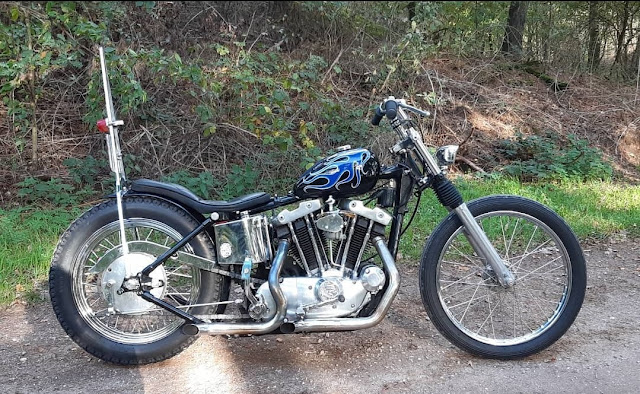 Harley Davidson Ironhead By Roll Without Control