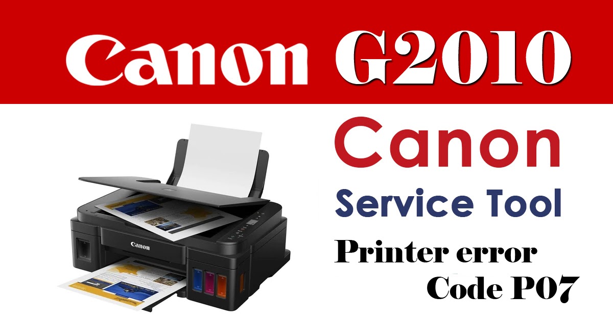Canon g2010 printer resetter free. download full