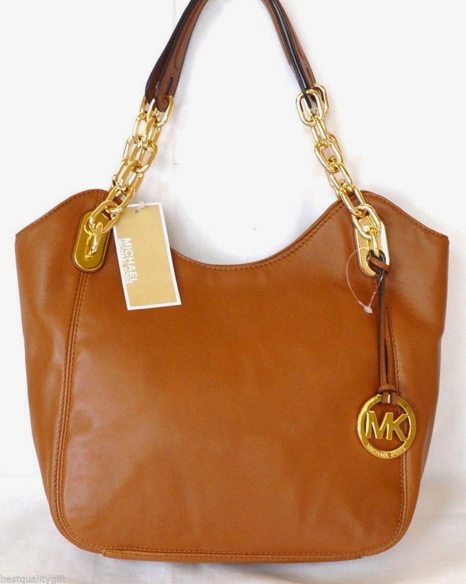 Branded And Beautiful: Michael Kors Lilly Medium Leather Shoulder Bag