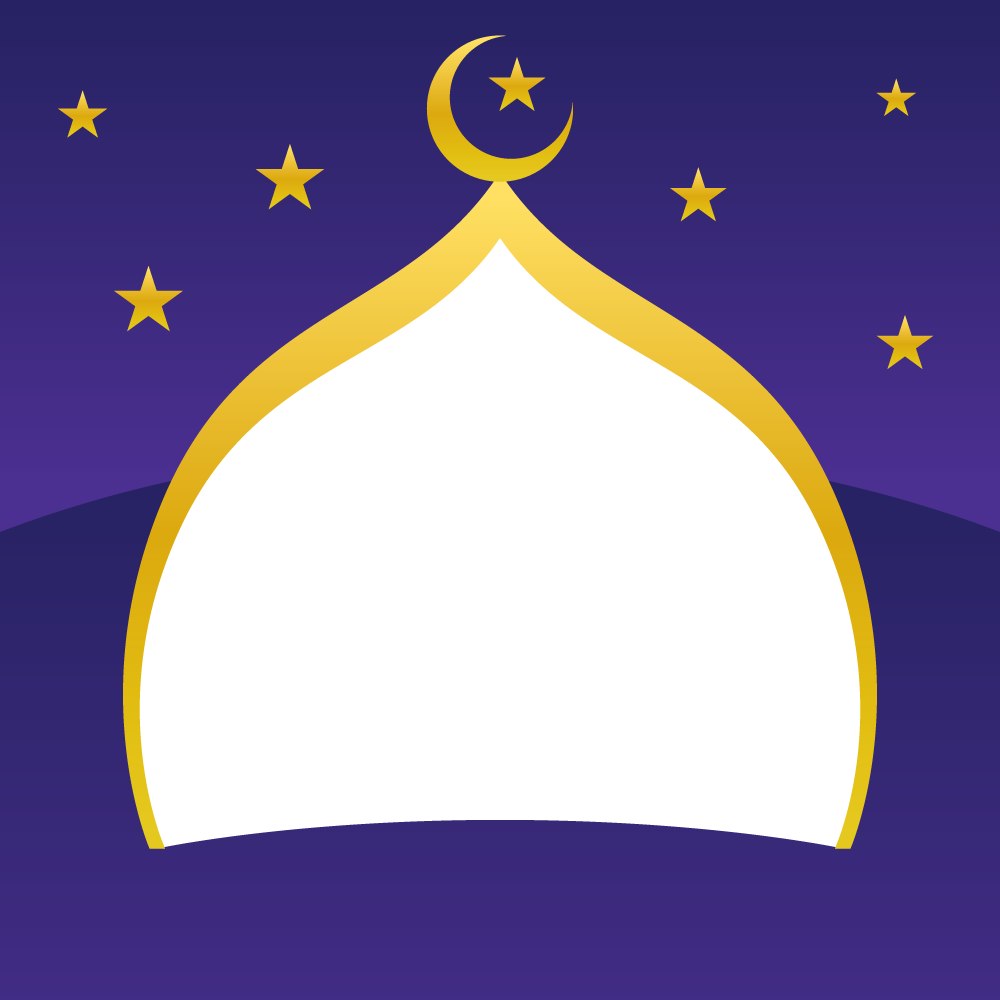 Download Template Twibbon Kosong Nuansa Islami - Mas Vian