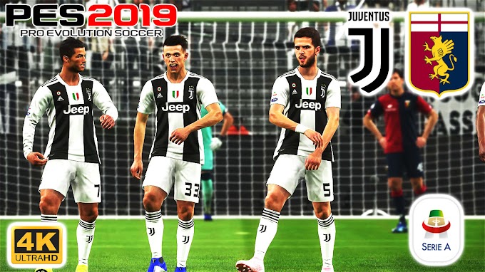 PES 2019 | Juventus vs Genoa | Italy Serie A | PC GamePlaySSS