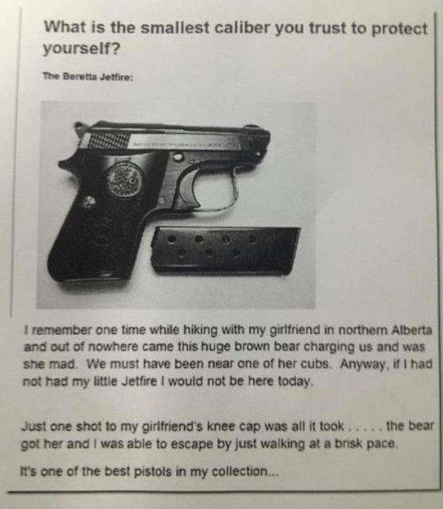 Where to shoot a bear with a pistol