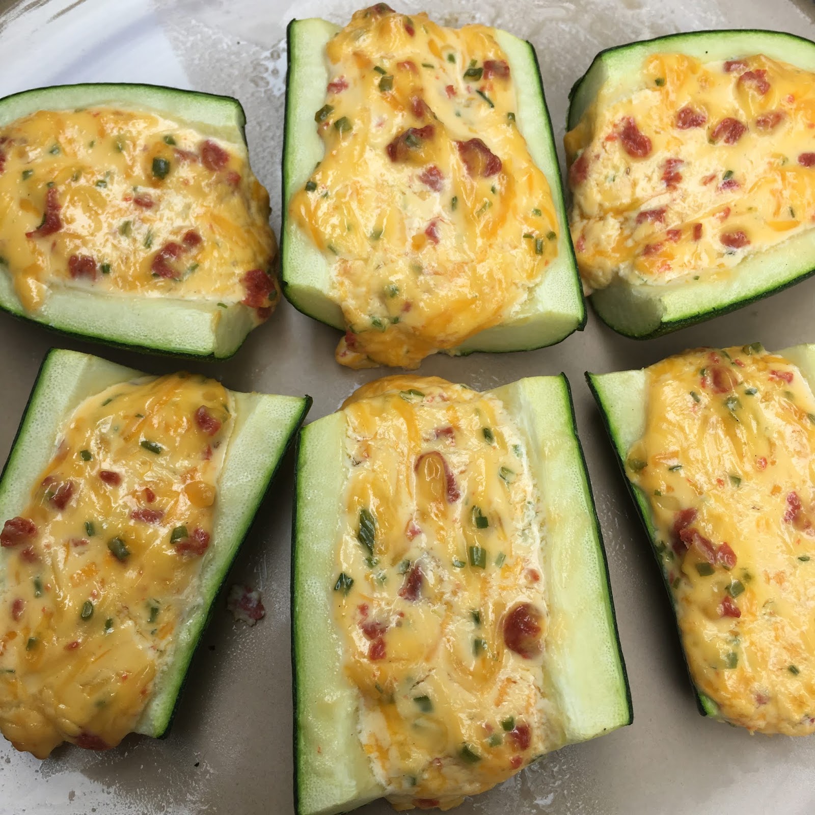 NEW Recipe Loaded Zucchini Boats Sarah Beth's Homemade Dips
