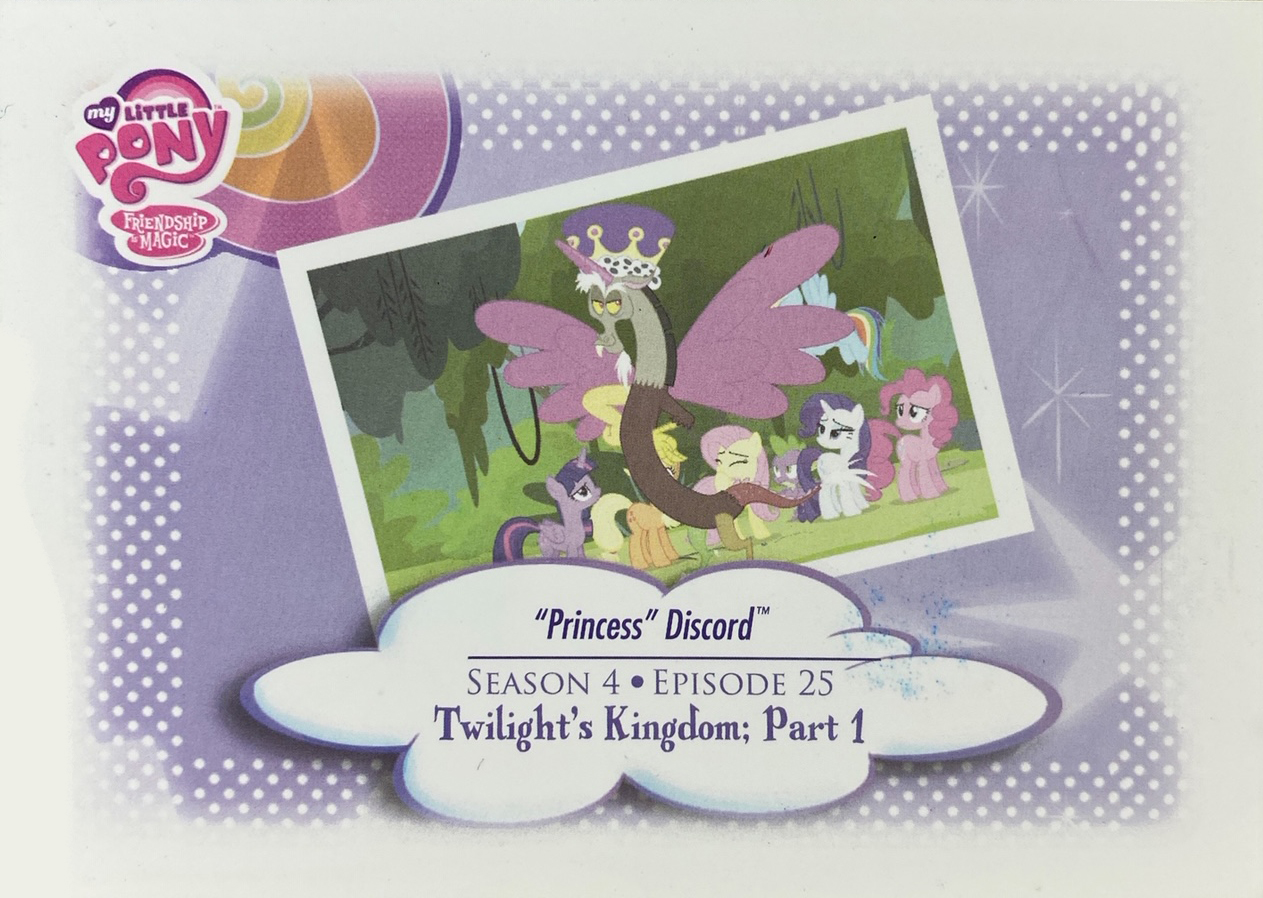 My Little Pony "Princess" Discord Series 3 Trading Card MLP Merch