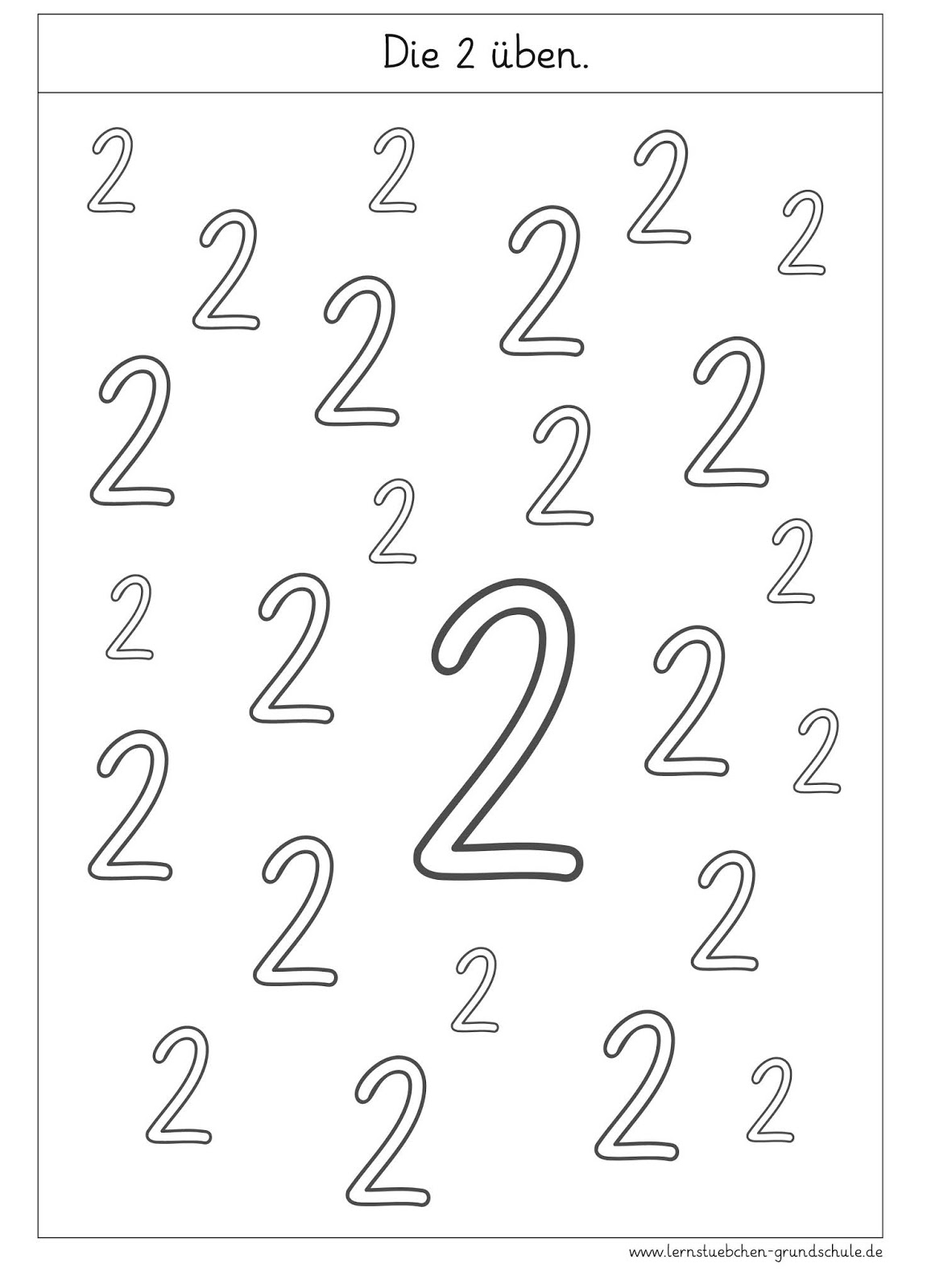 Lernstübchen: alle Zahlen üben (2)