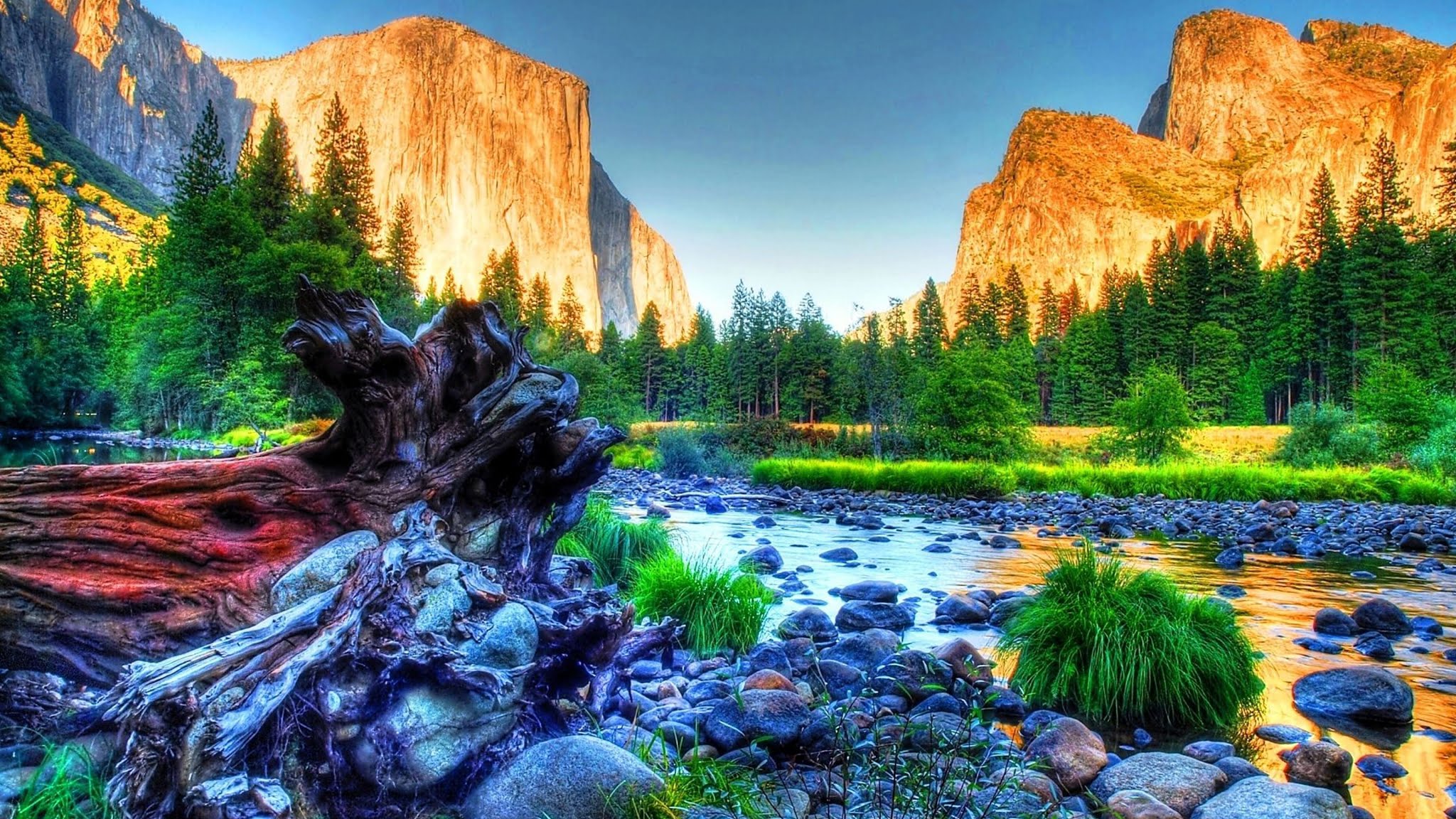 Yosemite 4K manzara resimi 2