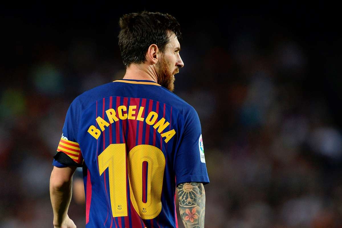 Lionel Messi del Barcelona