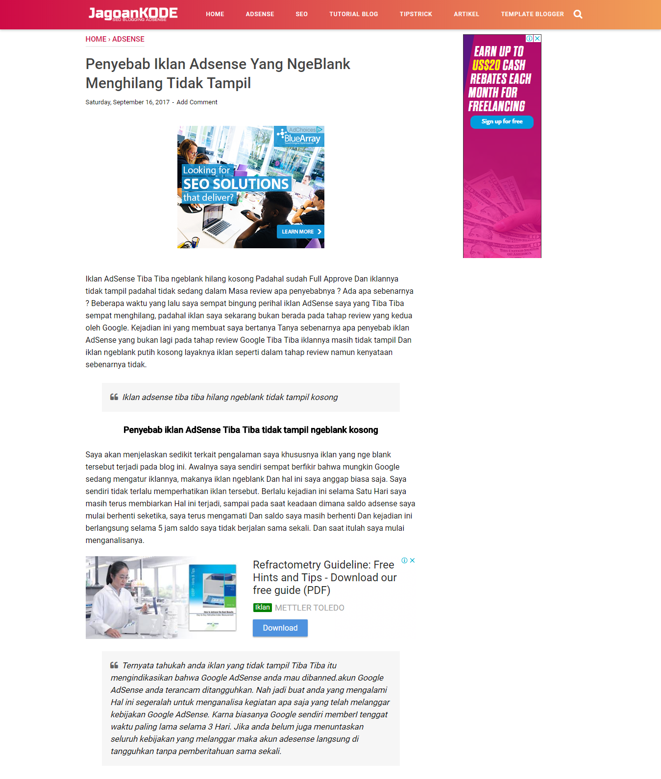 Akibat Iklan Adsense Negatif: Dampak Buruk bagi Website dan Penggunanya