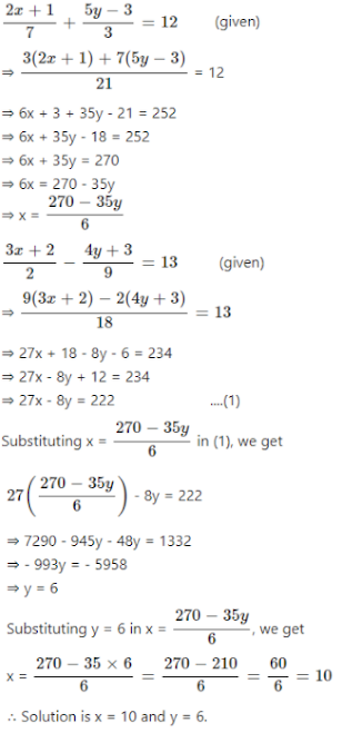 Selina Chapter 6 Linear Equations Including Problems Icse Solutions Class 9 Maths
