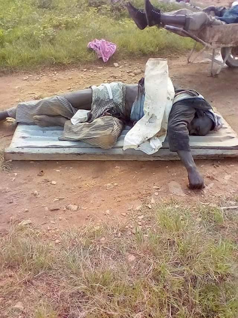 Graphic photos from the mass burial for victims of herdsmen attack in Plateau State