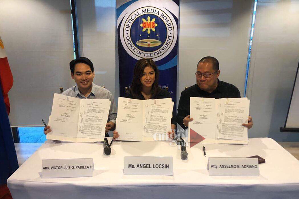 “Angel Locsin is the perfect ambassador for us” Optical Media Board