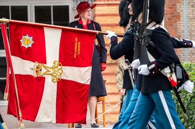 Queen Margrethe attended the Queen's Clock Parade 2021 held by the Royal Life Guards