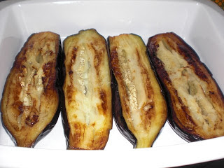 Baked eggplant