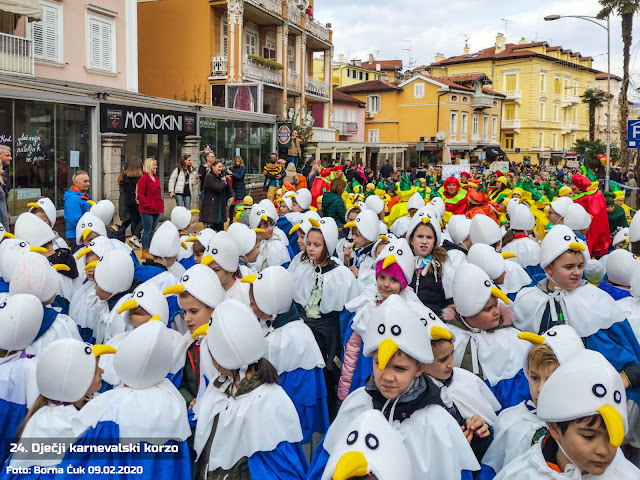 U Opatiji održan 24. Dječji karnevalski korzo 09.02.2020