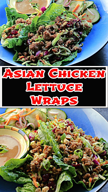 Asian Chicken Lettuce Wraps- Weight Watchers Friendly