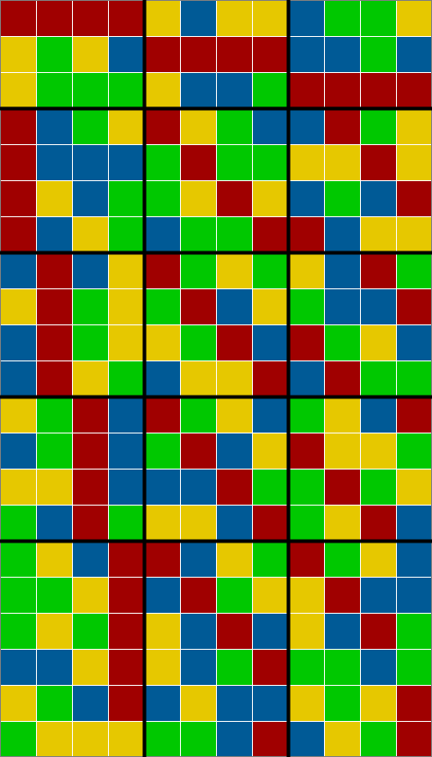 Codiary Rectangle Free Grid Coloring 21x12 And 18x18 Grid With Four codiary-rectangle-free-grid-coloring-21x12-and-18x18-grid-with-four