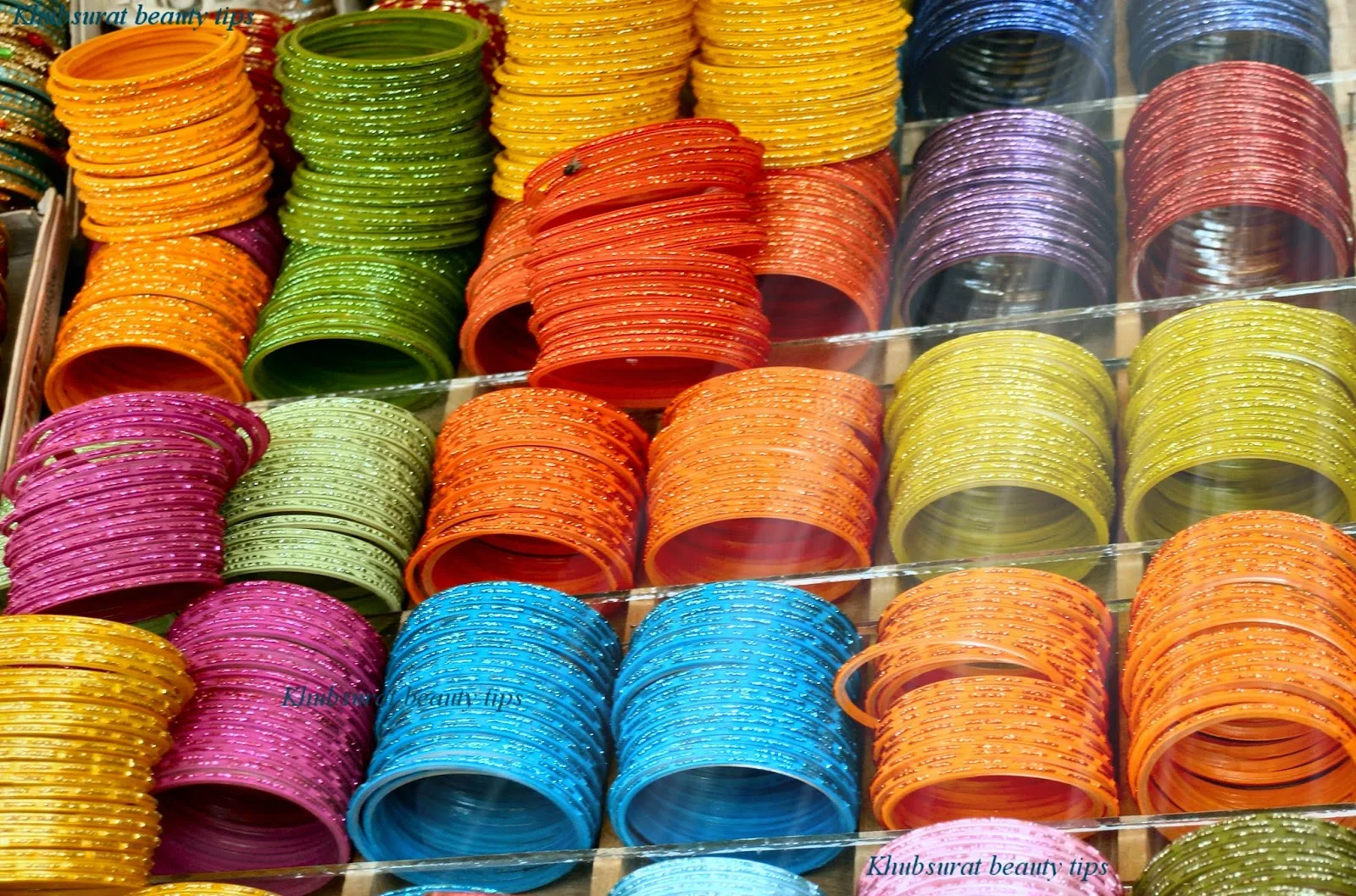Colorful bangles for eid