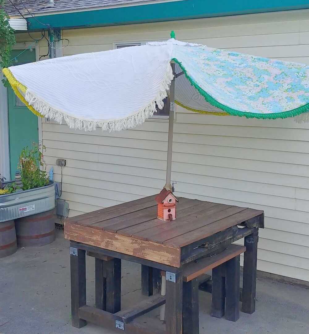 How to DIY a Patio Umbrella Cover
