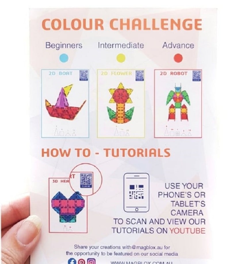 magblox challenge card instructions