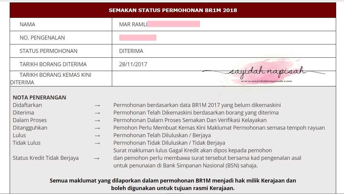 Brim 2018 Bila Dapat Duit Terkini - Pewarna b