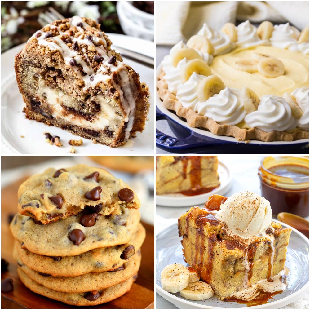 20 Delicious and Easy to Make Banana Desserts