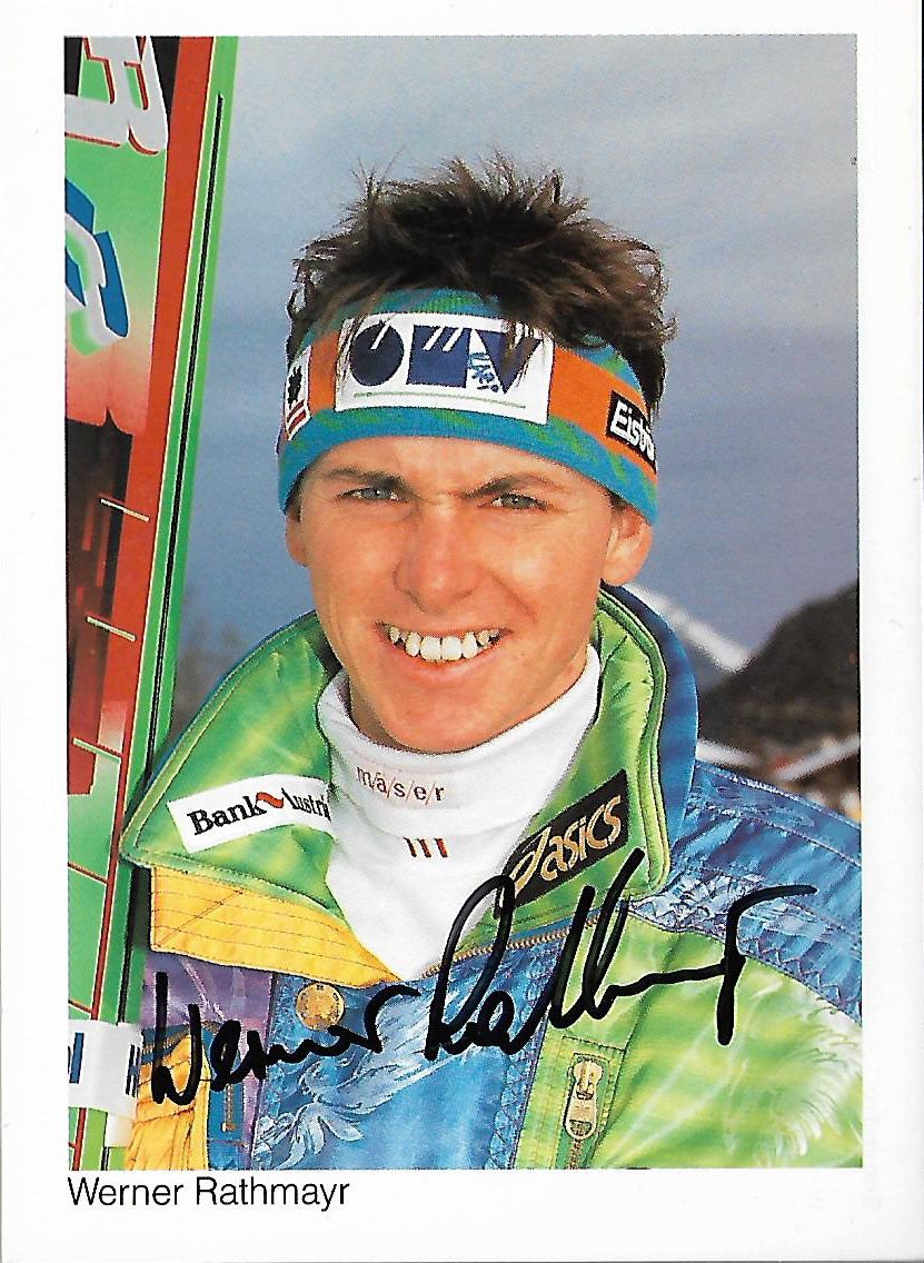 Autografy Skoczków: 83.Werner Rathmayr