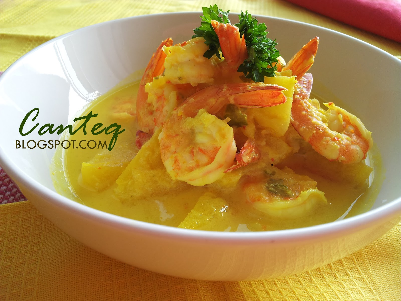 Masak Lemak Udang Nenas ~ canteq