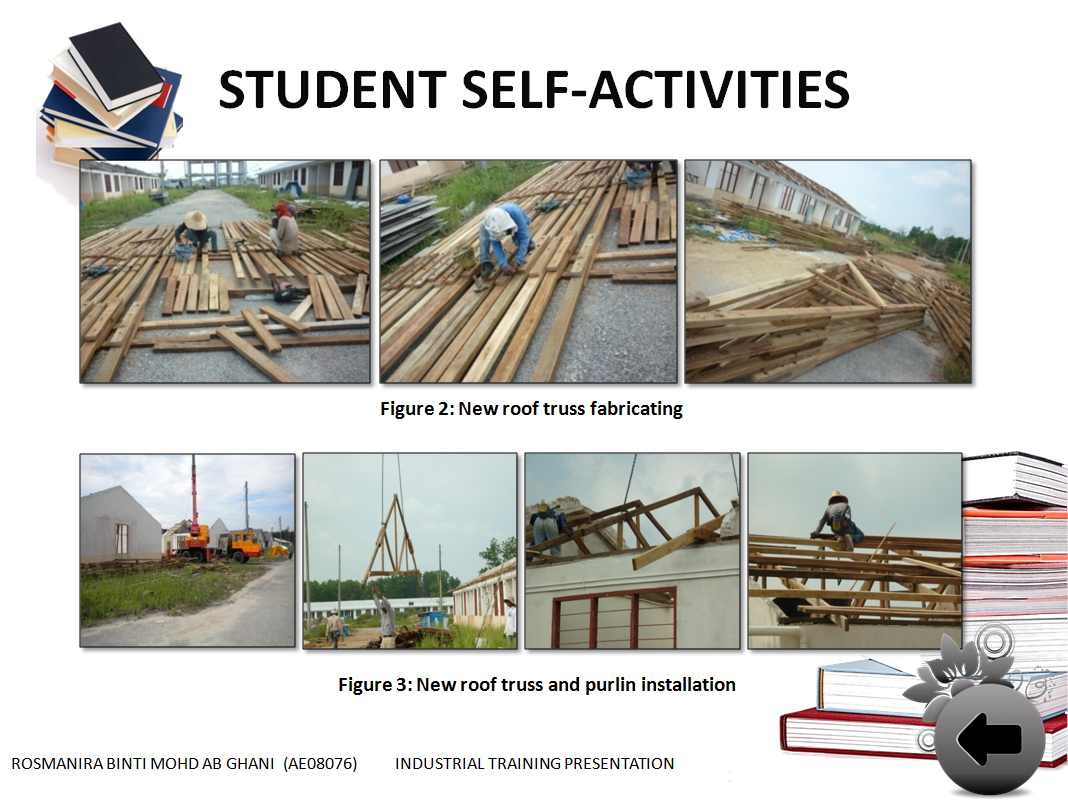 Rosmanira Ghani slide presentation Industrial training