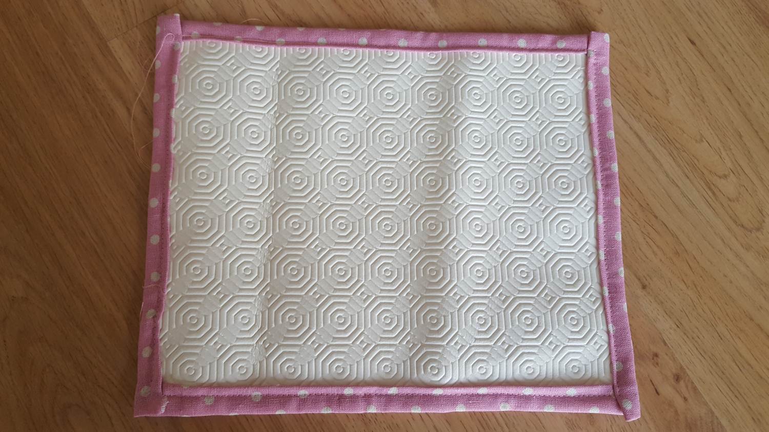 DIY baby placemat with tutorial Keeping it Real