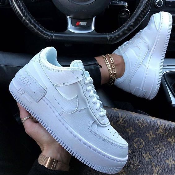 zapatilla nike wmns air force 1 shadow white