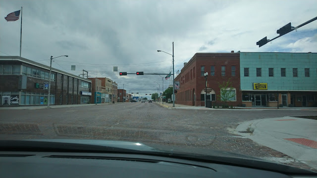 A four way junction - thankfully quite empty