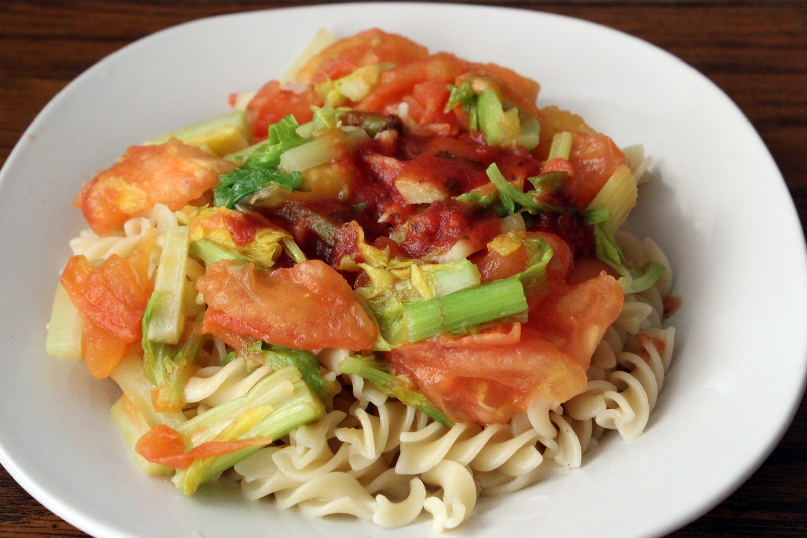 Dapeng's Blog Tomato Celery Pasta