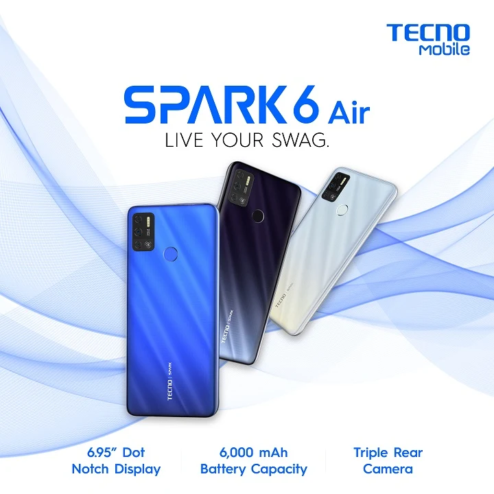 TECNO Spark 6 Air: 8.8 Sale