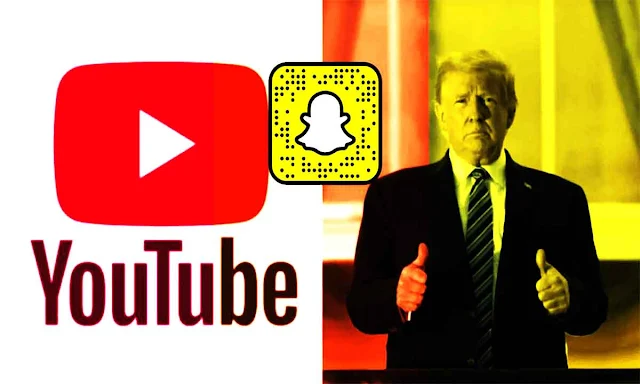 تعليق حسابات ترامب على Snapchat و YouTube