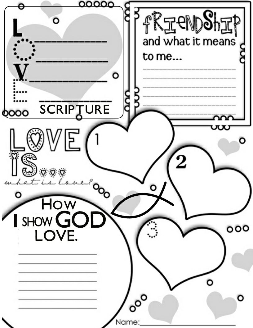 Christian Valentine Coloring Pages 2 Coloring Pages
