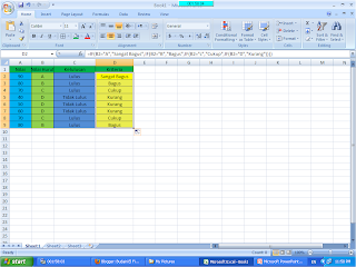 MS Excel | Menggunakan Rumus IF