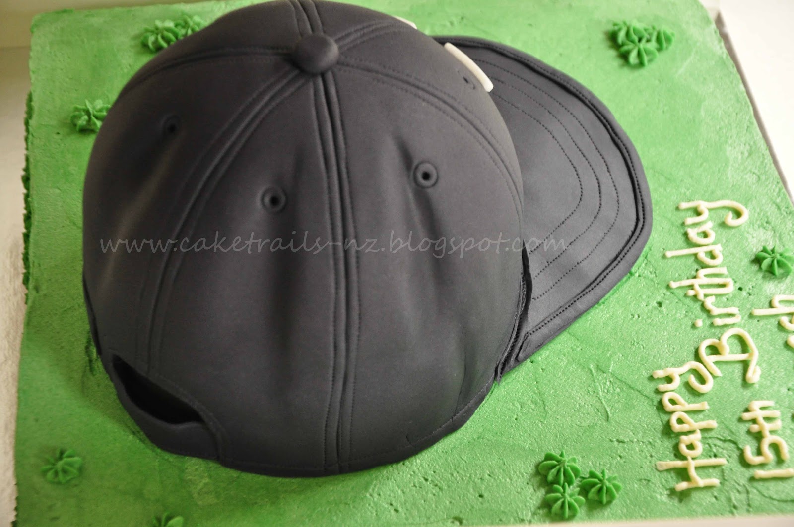 Cake Trails... Baseball cap cake