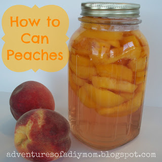 how to can peaches