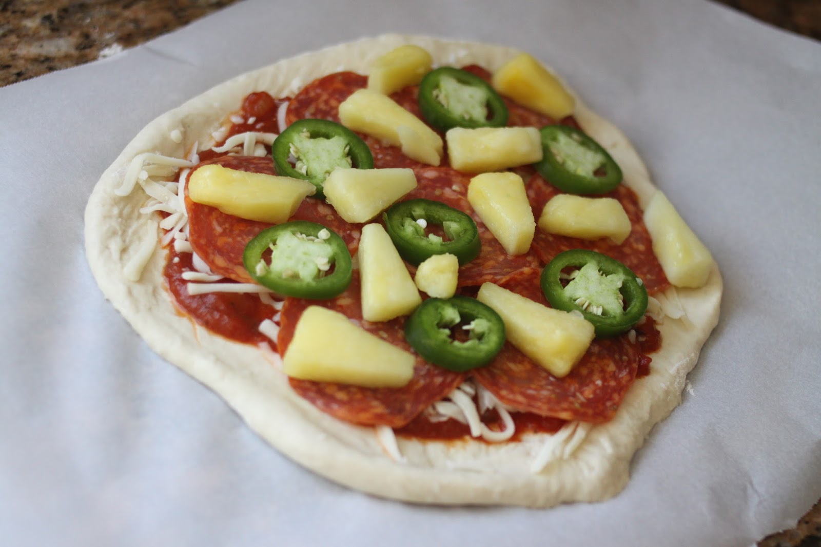 The Larson Lingo Pepperoni, Pineapple & Jalapeño Pizza + A Winner!