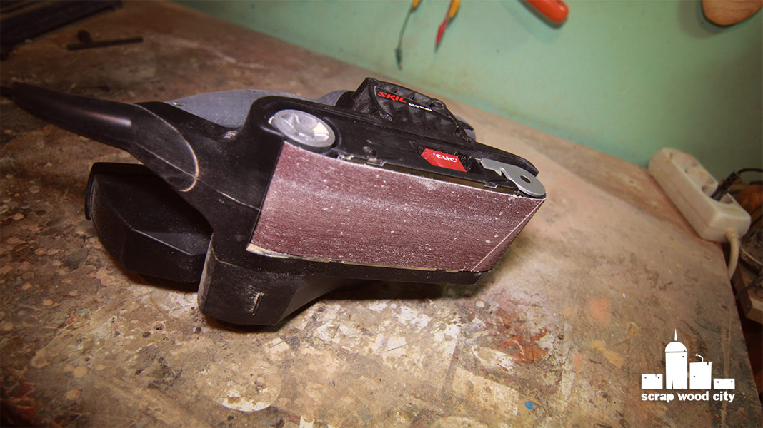 scrap wood city 5 sanding tips, plus Skil belt sander review