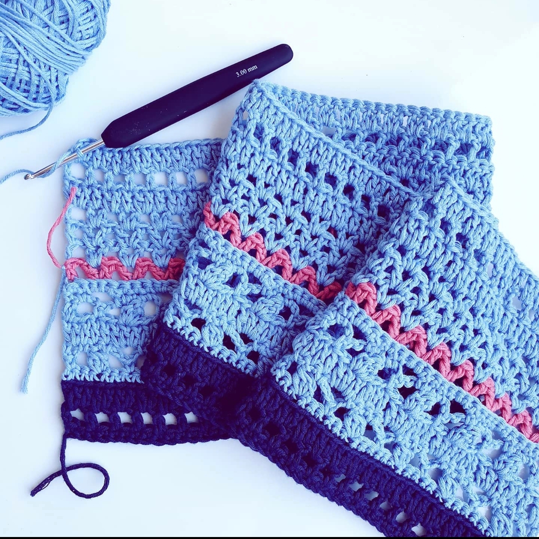 KIMONO A CROCHET CLASE 3 Ahuyama Crochet