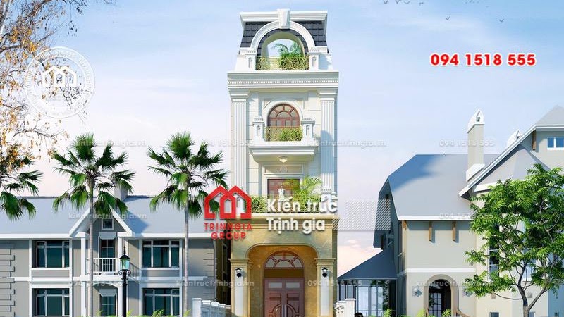 Mê tít thiết kế nhà phố nhỏ đẹp kết hợp nội thất thông minh - Mã số NP1334 - Ảnh 1