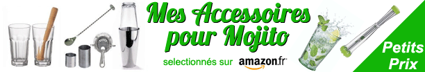 banniere pour aller aux accesoires de cocktail