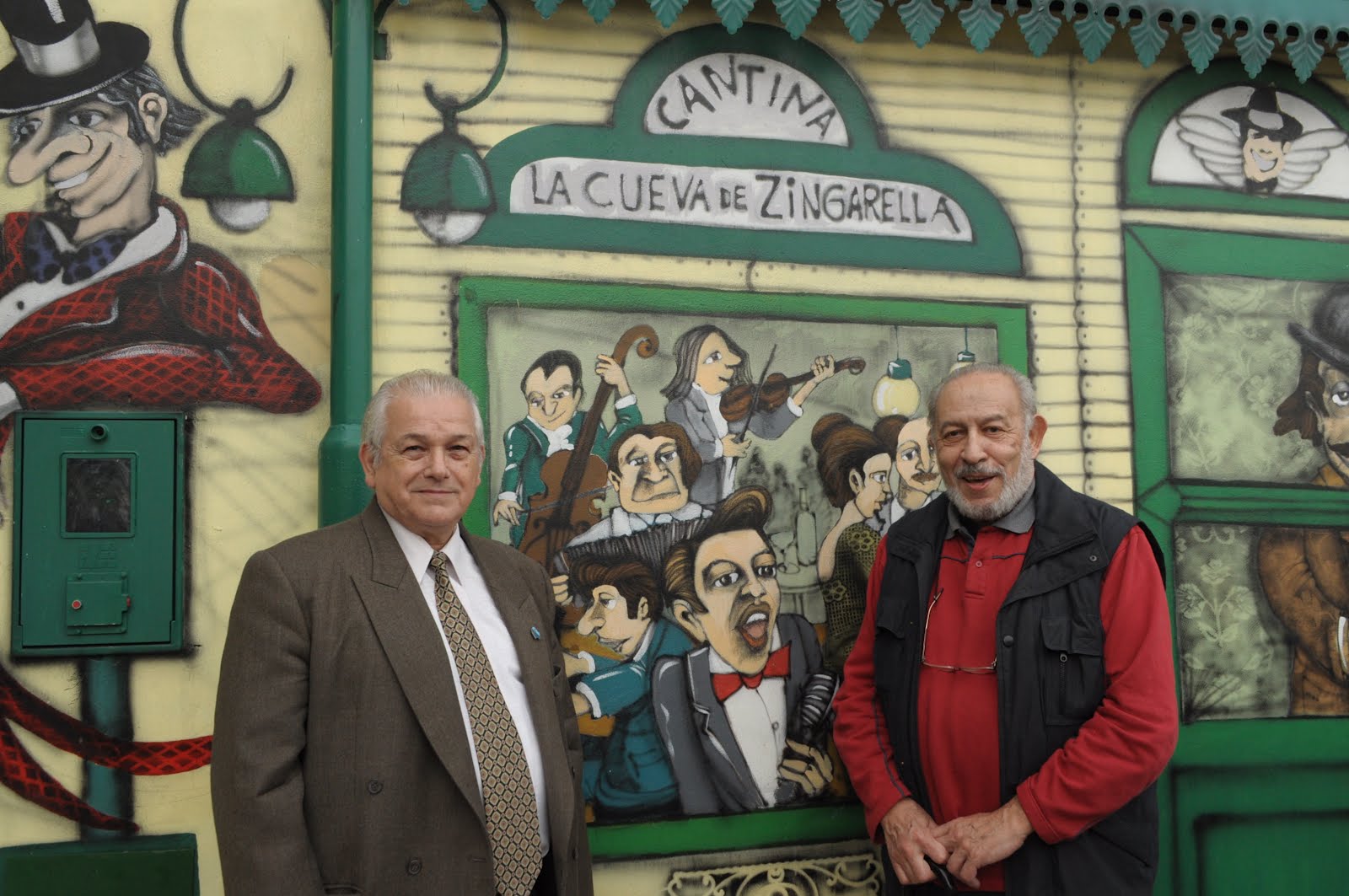 Gente de Arte y Letras de La Boca Se reinauguró el mural de Omar Gasparini