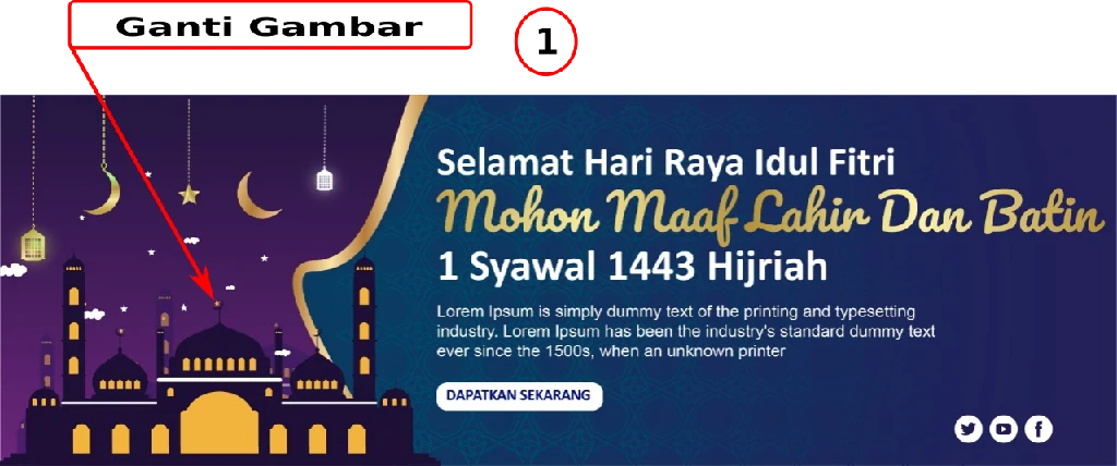 Download Banner Idul Fitri Adobe Illustrator Gratis Templatekita Com