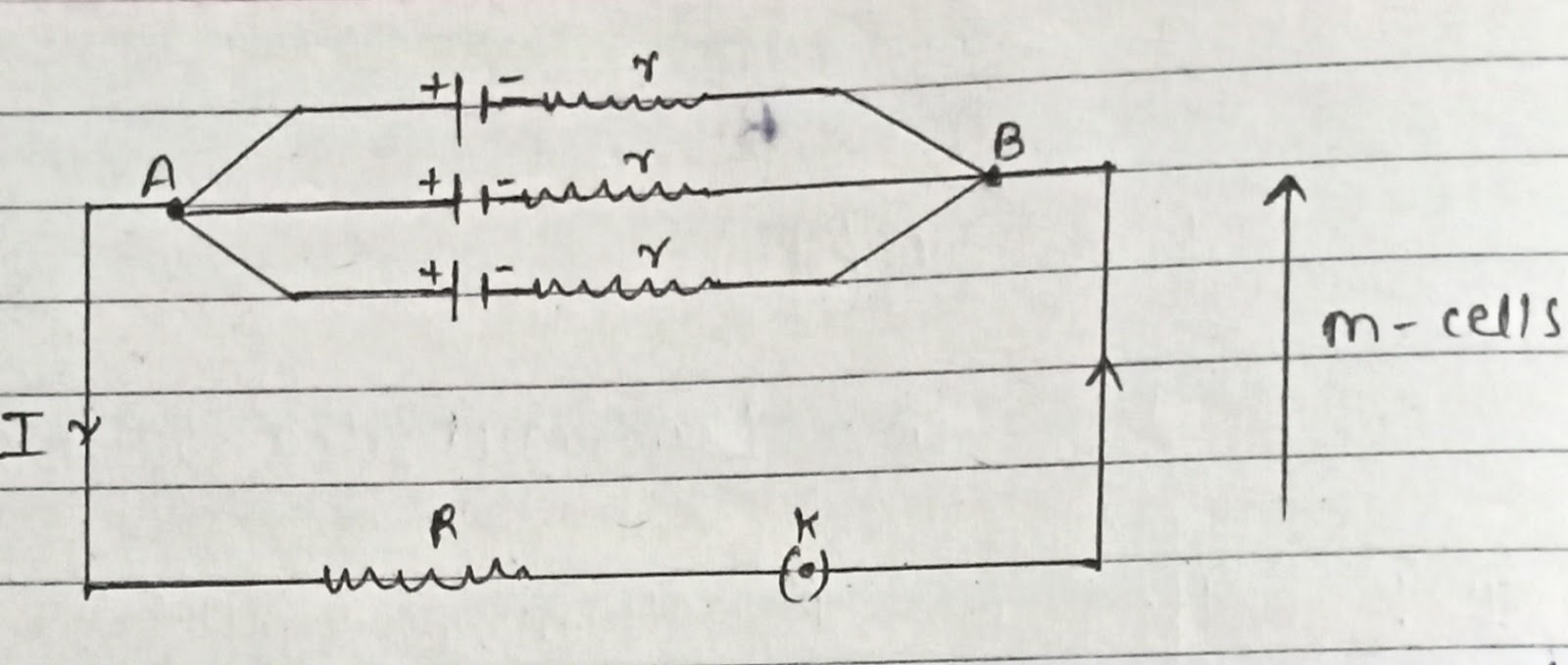 Parallel combination of cells 12th notes