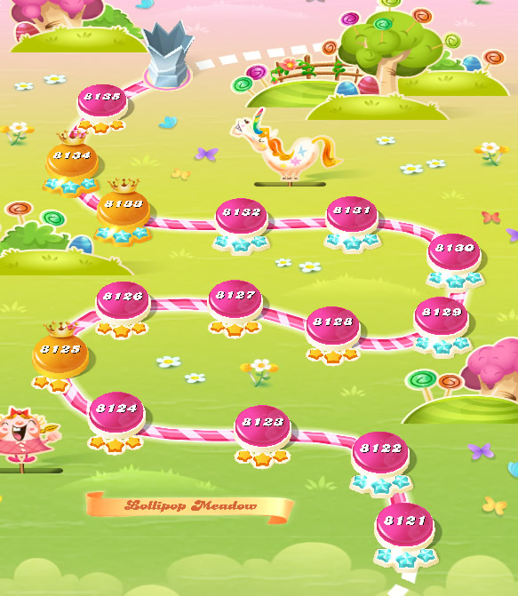 Candy Crush Saga level 8121-8135 Candy Crush Saga level 8121-8135