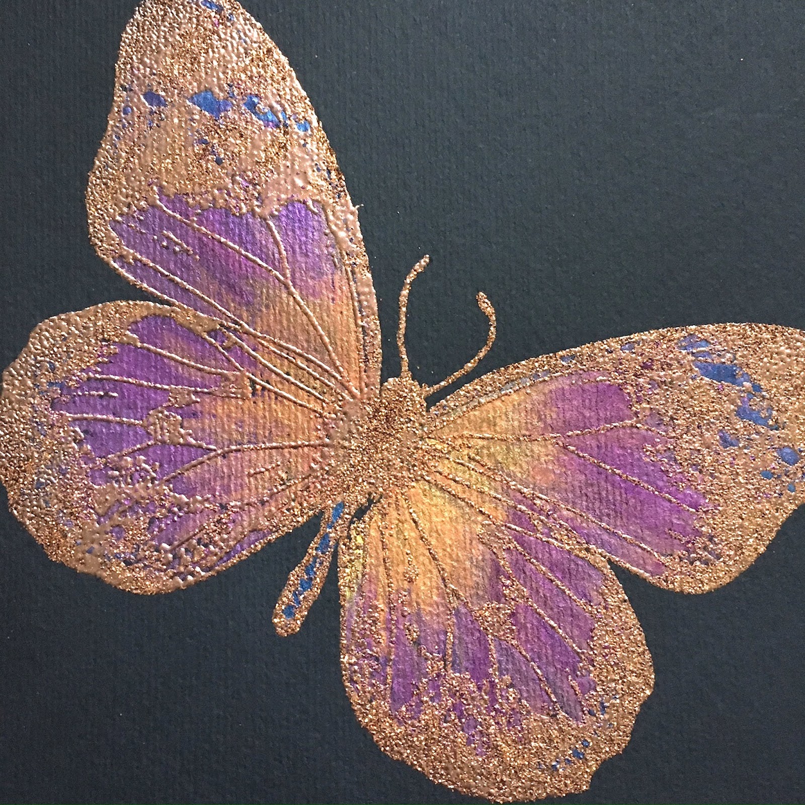 Topflight Stamps IndigoBlu Big Butterfly Stamp